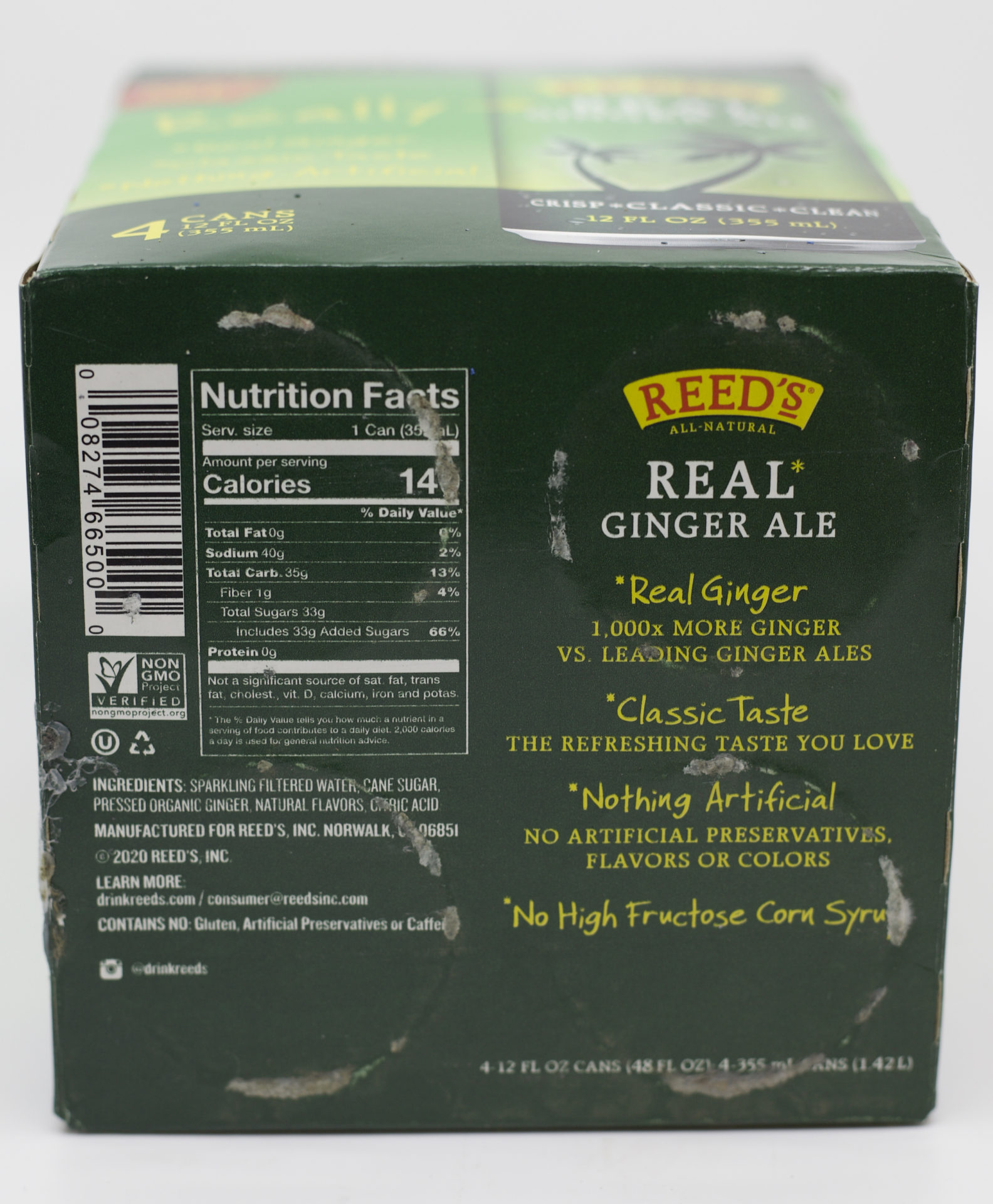 Reed’s REAL Ginger Ale Packaged Food Reviews