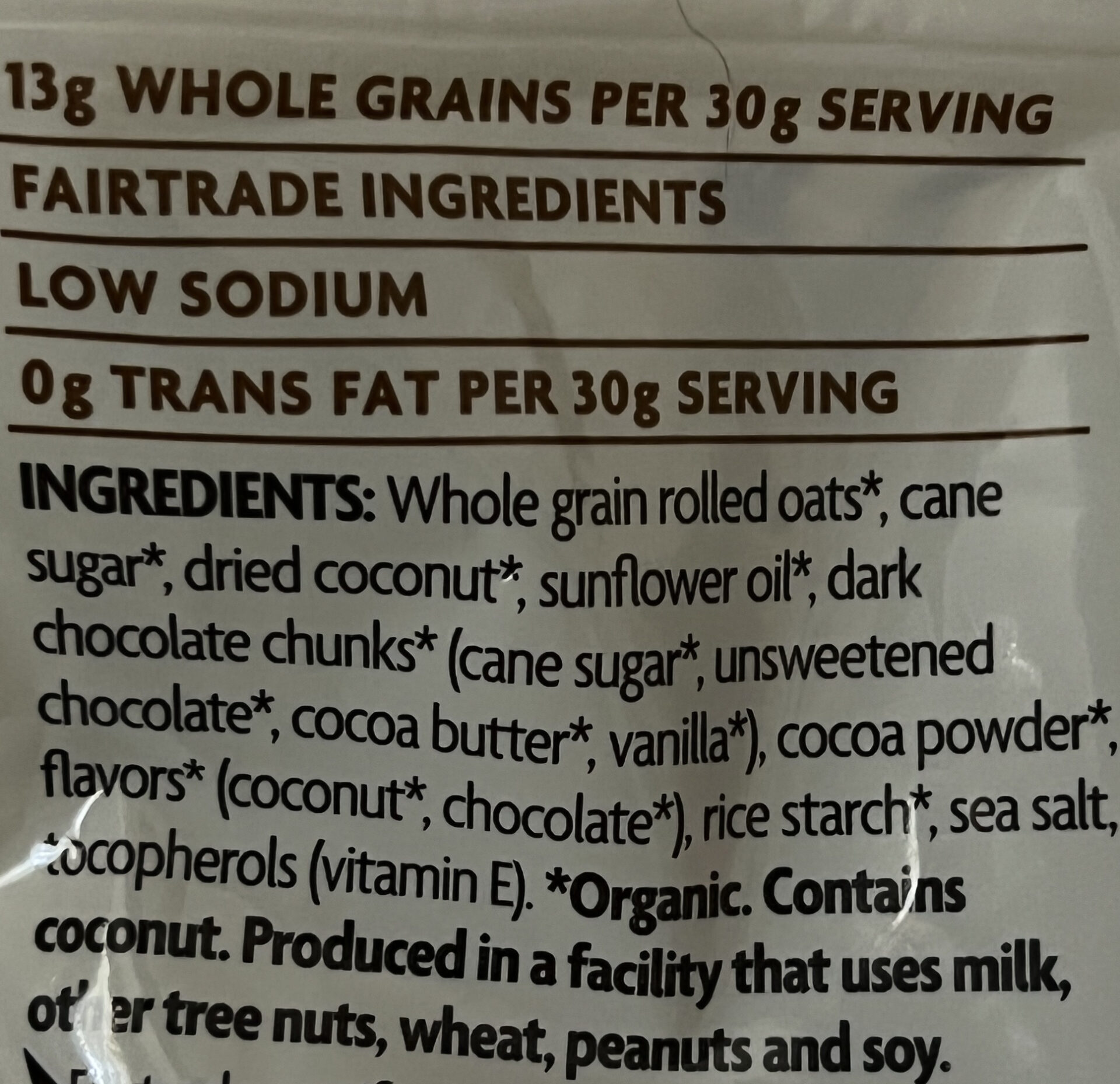 Nature’s Path Love Crunch Granola Packaged Food Reviews