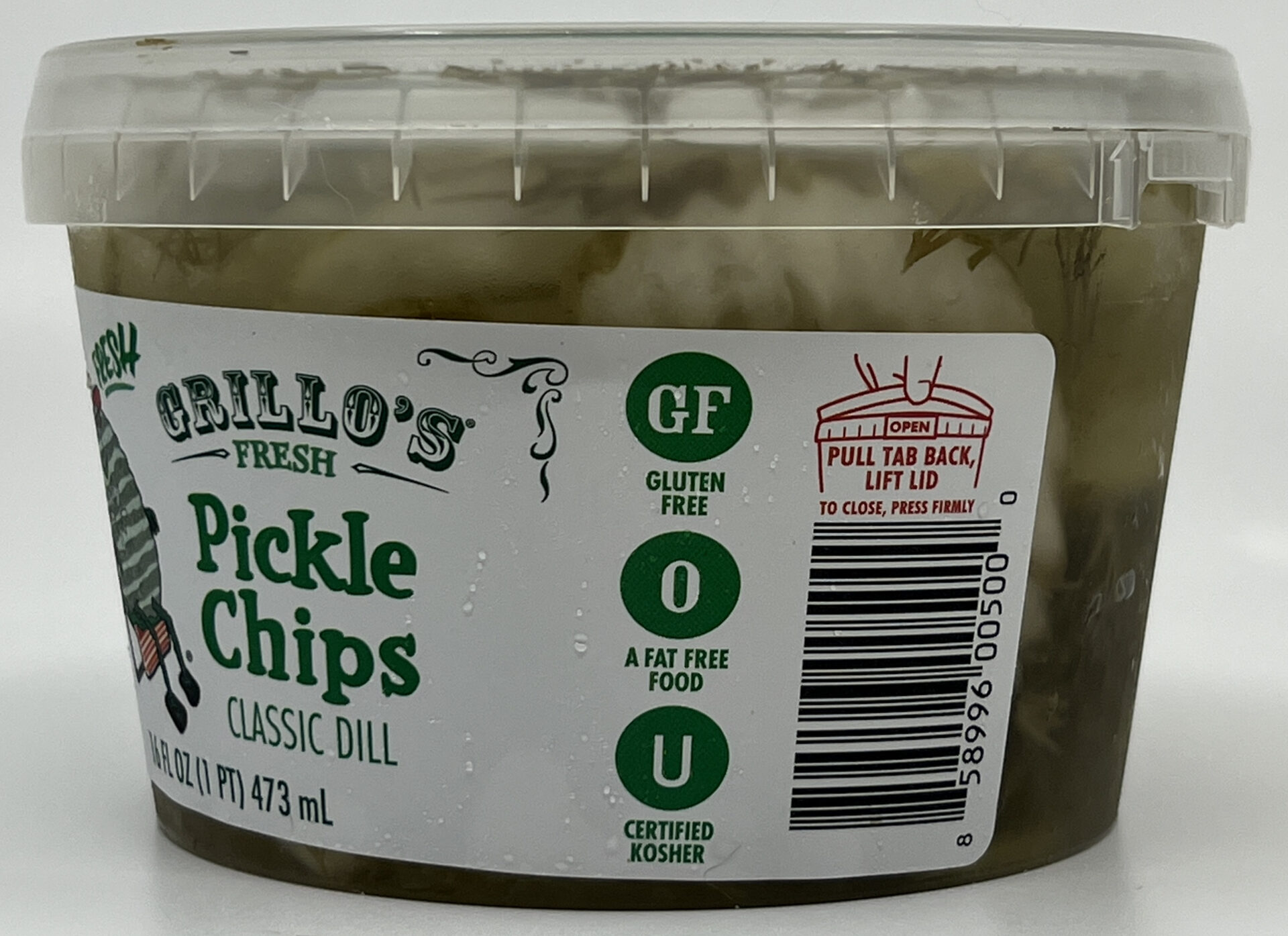 Grillo’s Fresh Pickle Chips Classic Dill Packaged Food Reviews