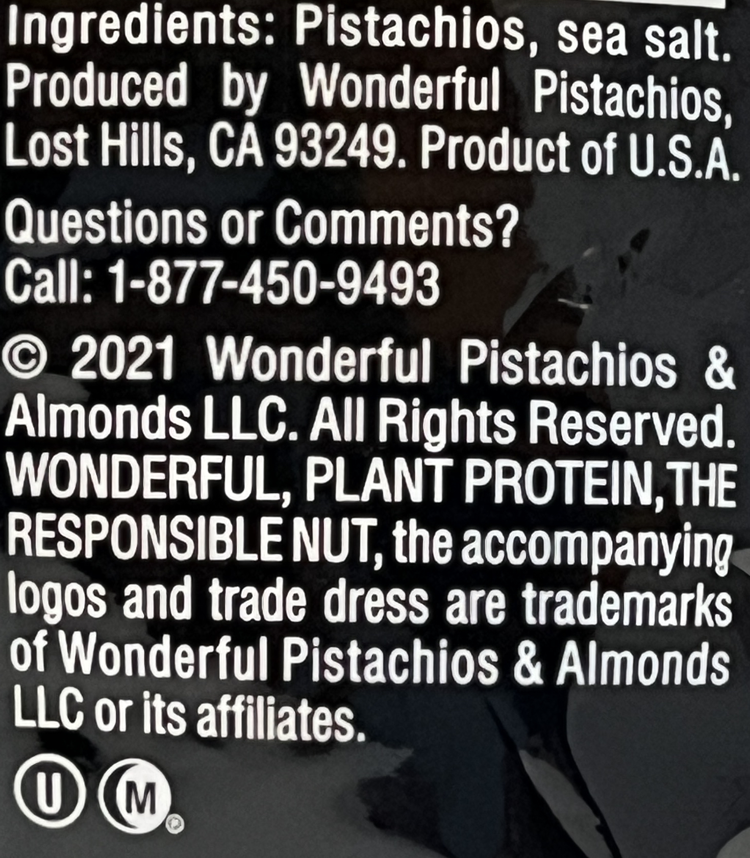 Wonderful Pistachios Packaged Food Reviews