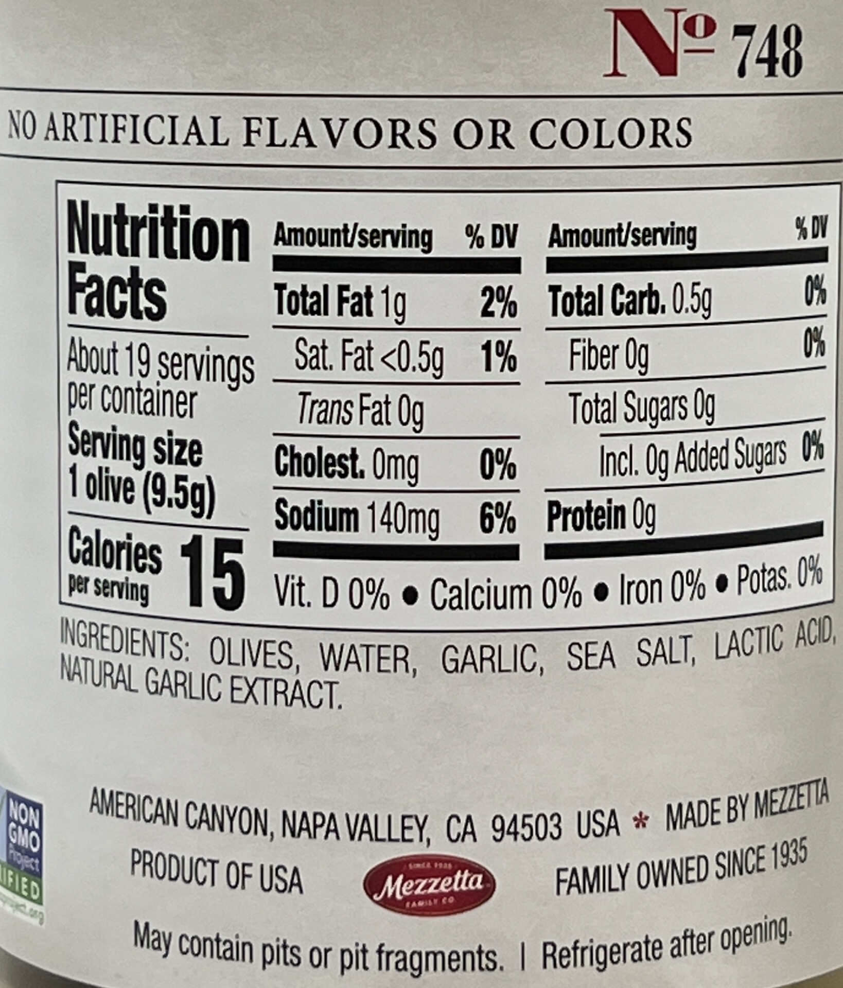 Jeff’s Garlic Stuffed Olives Packaged Food Reviews